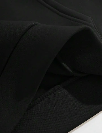 Hanorac Oversize SHEIN, negru Negru