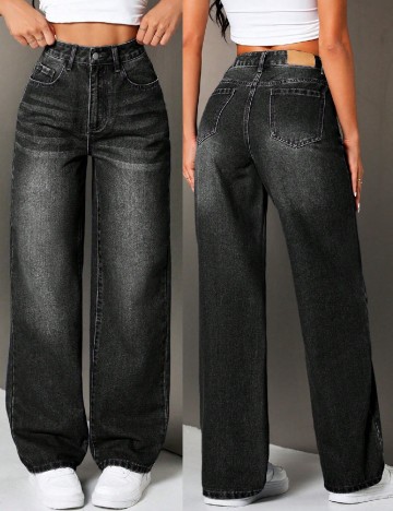 
						Blugi SHEIN, negru