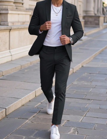 
						Costum SHEIN, negru