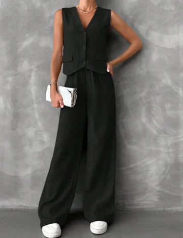 Compleu SHEIN, negru Negru