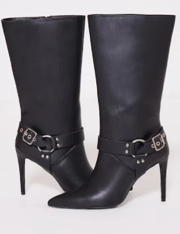 Cizme PrettyLittleThing, negru Negru
