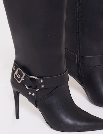 Cizme PrettyLittleThing, negru Negru