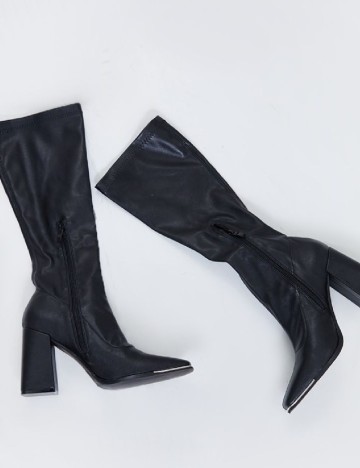 Cizme PrettyLittleThing, negru