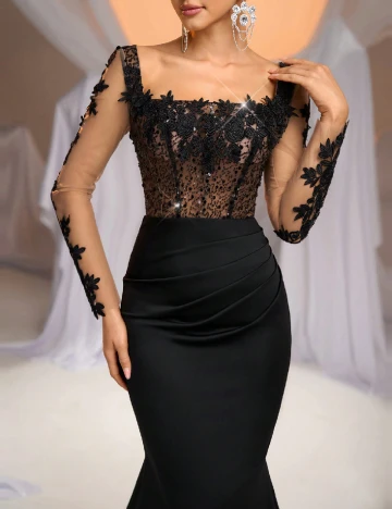 Rochie lunga SHEIN, negru
