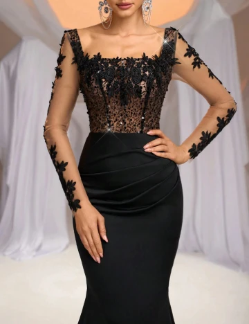 Rochie lunga SHEIN, negru