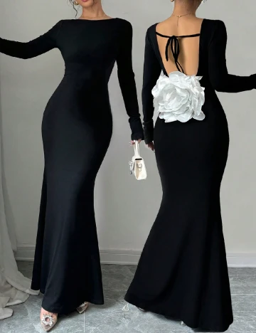 Rochie lunga SHEIN, negru