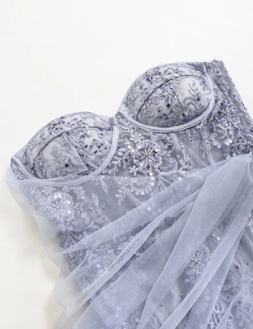 Rochie lunga SHEIN, albastru