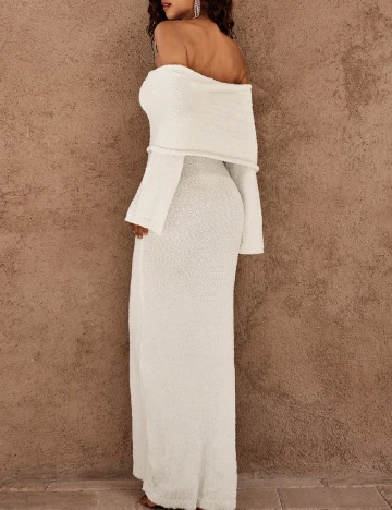 Rochie lunga SHEIN, ecru