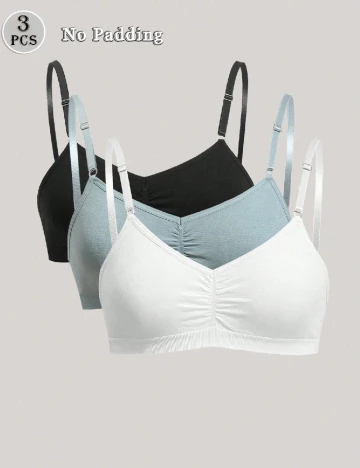 Set sutiene 3 bucati SHEIN, mix culori
