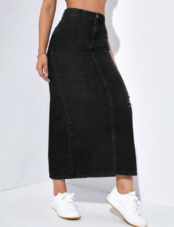 
						Fusta SHEIN, negru