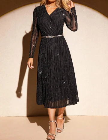 Rochie medie SHEIN, negru