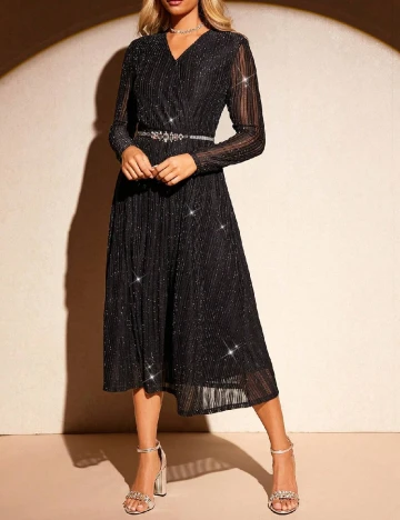 Rochie medie SHEIN, negru