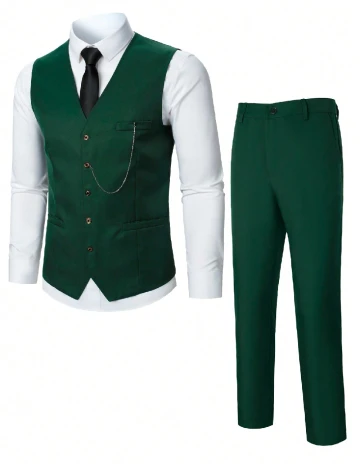 Costum SHEIN, verde Verde