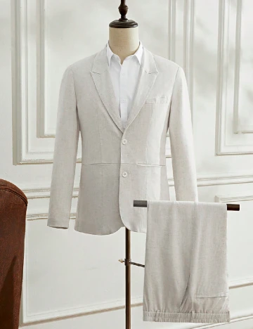 Costum SHEIN, bej Crem