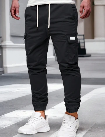 Pantaloni SHEIN, negru Negru