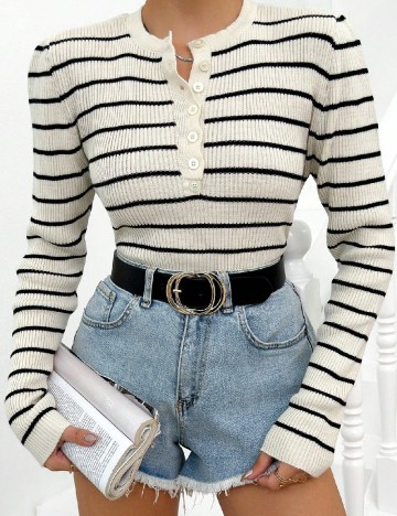 
						Bluza SHEIN, ecru