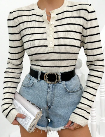 Bluza SHEIN, ecru