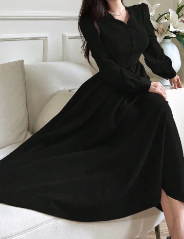 Rochie medie SHEIN, negru