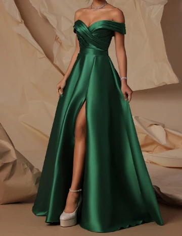 Rochie lunga SHEIN, verde