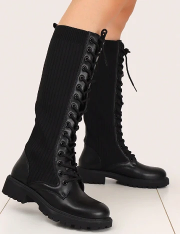 Cizme SHEIN, negru Negru