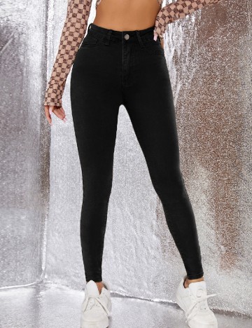 
						Blugi SHEIN, negru