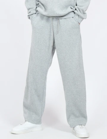 Pantaloni SHEIN, gri deschis Gri