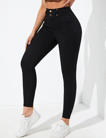 Pantaloni SHEIN, negru