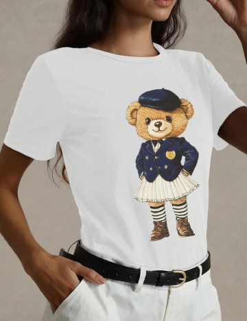 
						Tricou SHEIN, alb