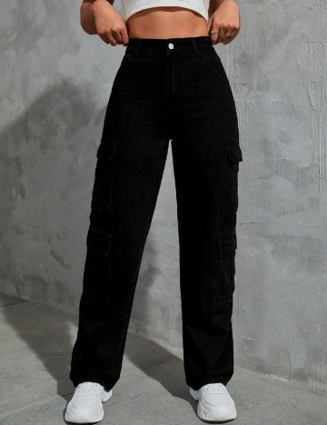 
						Blugi SHEIN, negru