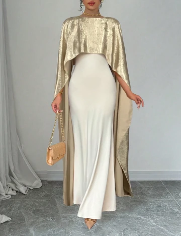 Rochie lunga SHEIN, crem Crem