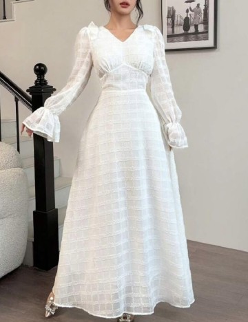 
						Rochie lunga SHEIN, alb