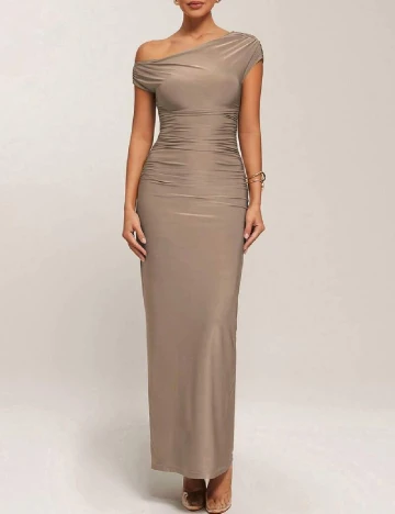Rochie lunga Silquee, gri Gri
