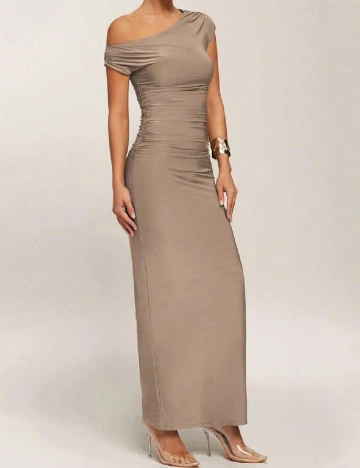Rochie lunga Silquee, gri Gri