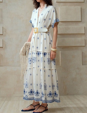 
						Rochie lunga SHEIN, alb