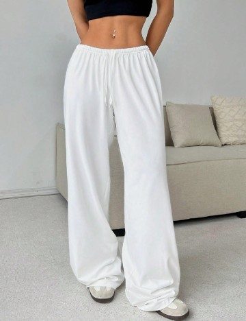 
						Pantaloni SHEIN, alb