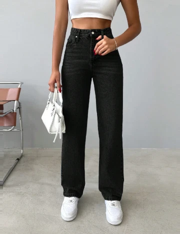 Blugi SHEIN, negru