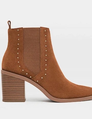 Botine Stradivarius, maro