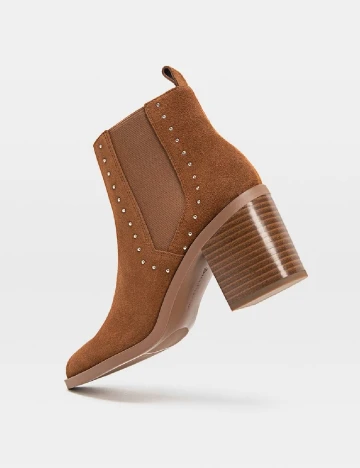 Botine Stradivarius, maro