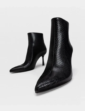 Botine Stradivarius, negru