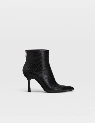 Botine Stradivarius, negru