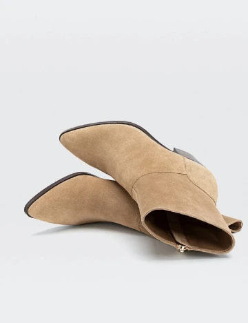 Botine Stradivarius, maro