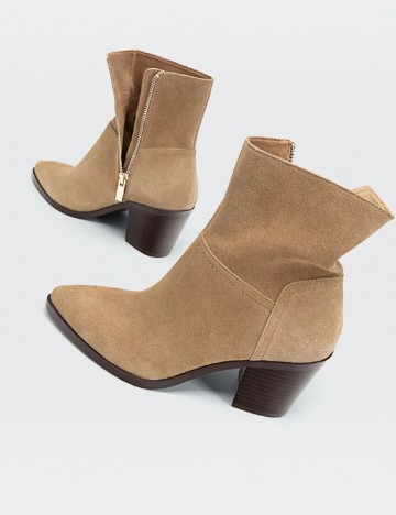 Botine Stradivarius, maro