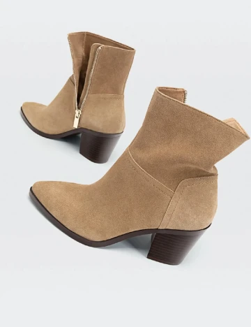 Botine Stradivarius, maro