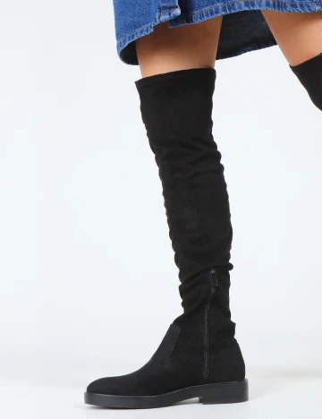 Cizme Stradivarius, negru