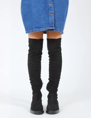 Cizme Stradivarius, negru