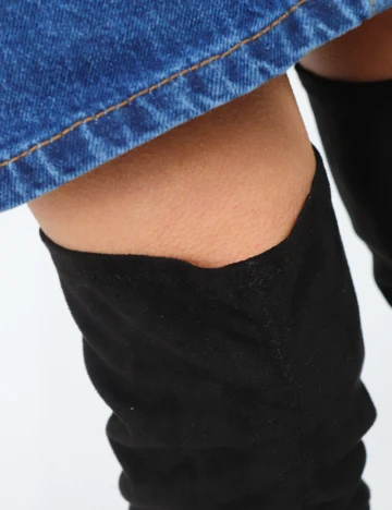 Cizme Stradivarius, negru