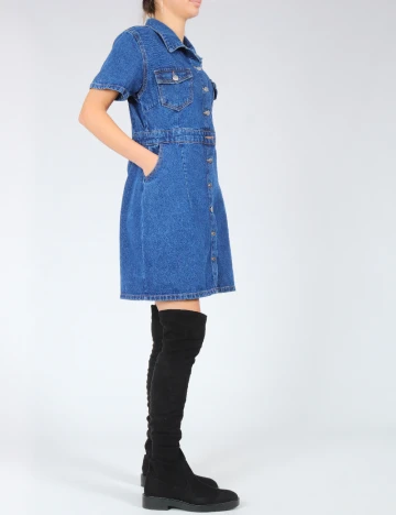 Cizme Stradivarius, negru