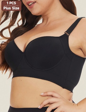 
						Sutien SHEIN CURVE, negru
