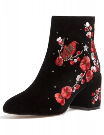 Botine Stradivarius, negru