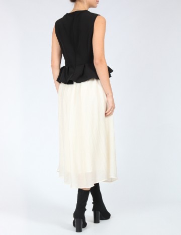 Compleu Dazy, negru/ecru